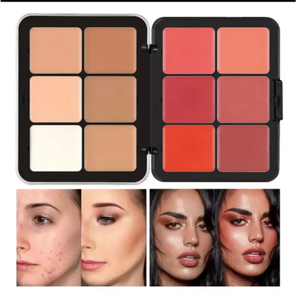 Carla CREAMY CONCEALER & BLUSH - blush pallete