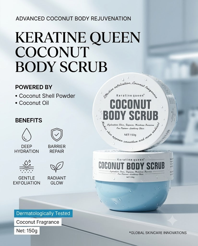 Keratine Queen Body Scrub 150g