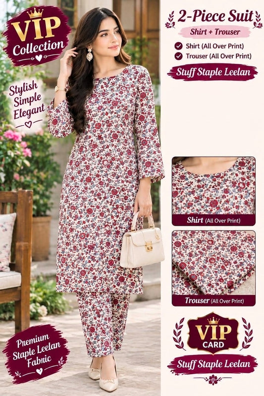 2 Pc All Over Stuff Staple Linen