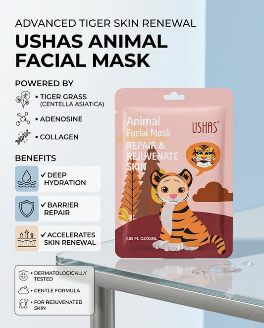 Ushas Lion Animal Sheet Mask