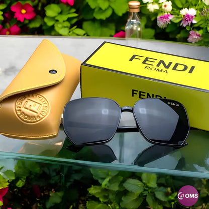 Fendi Sunglasse + Leather Pouch & Box - sunglasses
