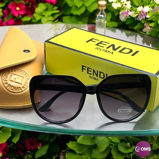 Fendi Sunglasse + Leather Pouch & Box - sunglasses