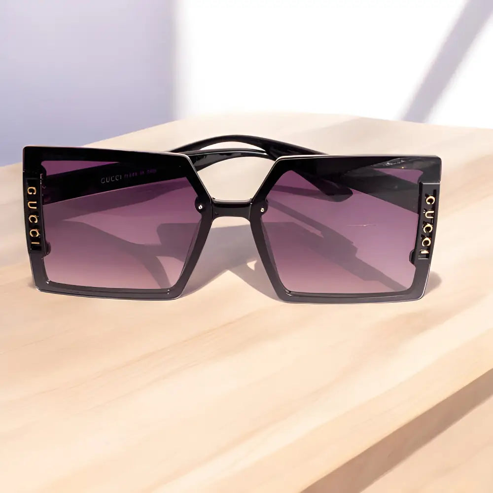 Gucci Sunglasses With Leather Case & Box - sunglasses