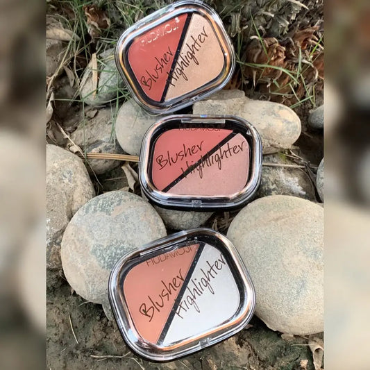 Hudamoji Blusher & Highlighers Palletes - CD - blush pallete