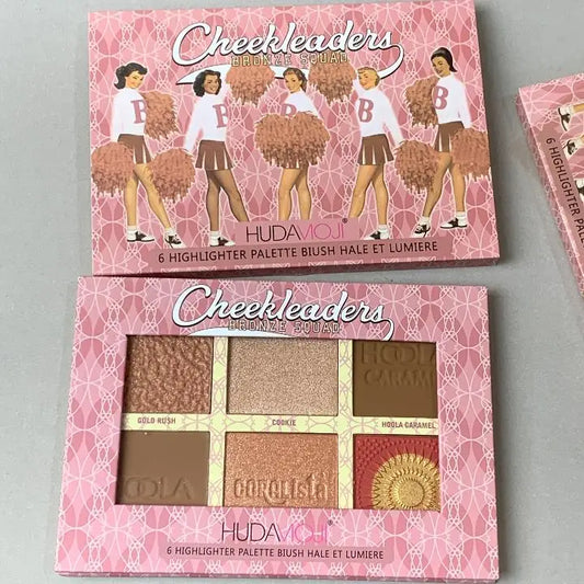 Hudamoji Cheekleaders Highlight Pallete - highlighter pallete