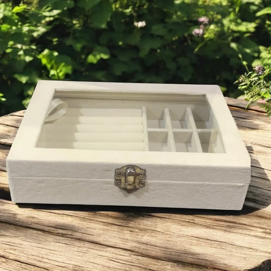 jewellery box grey 