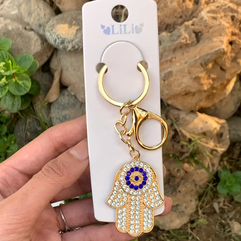 lily fancy hand keychain high quality 