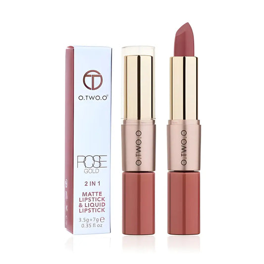 O.TWO.O MATTE LIPSTICK 2 IN 1