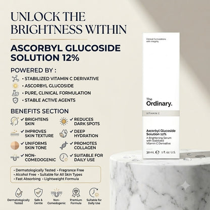 THE ORDINARY ASCORBYL GLUCOSIDE SOLUTION 12%
