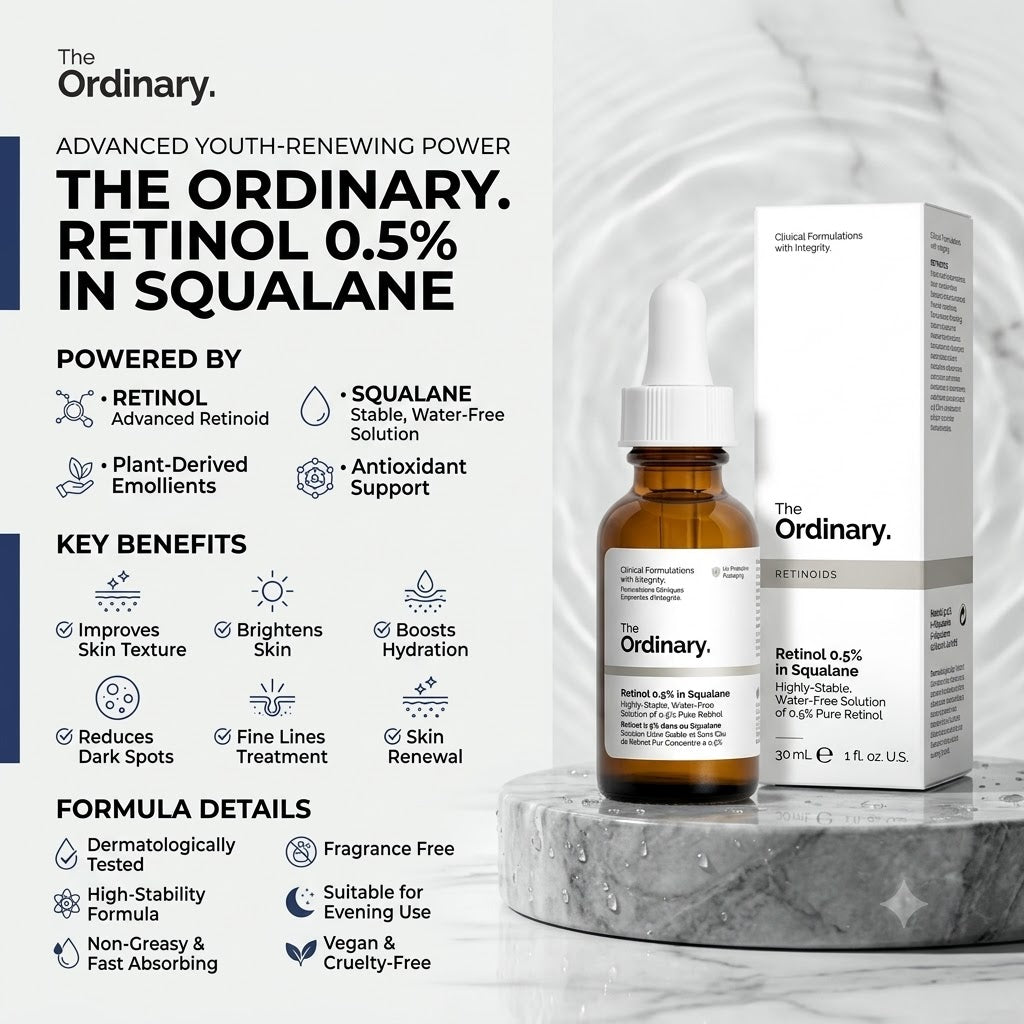 THE ORDINARY RETINOL 0.5% IN SQUALANE