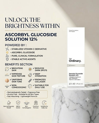 THE ORDINARY ASCORBYL GLUCOSIDE SOLUTION 12%