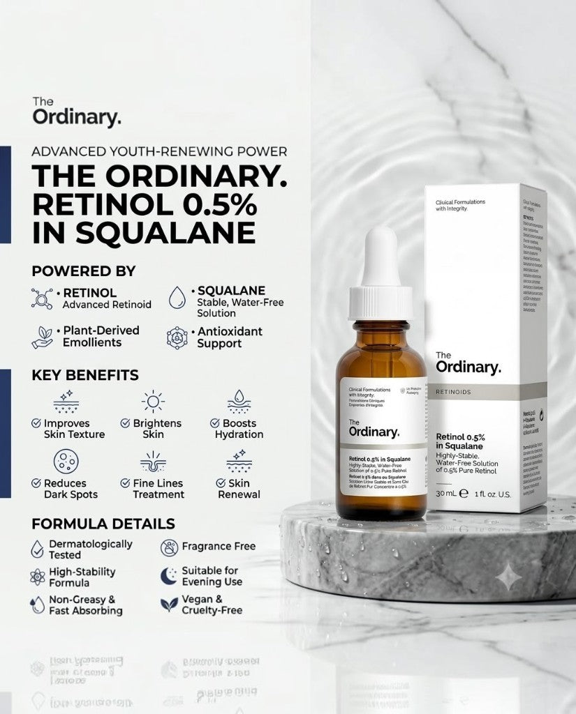 THE ORDINARY RETINOL 0.5% IN SQUALANE