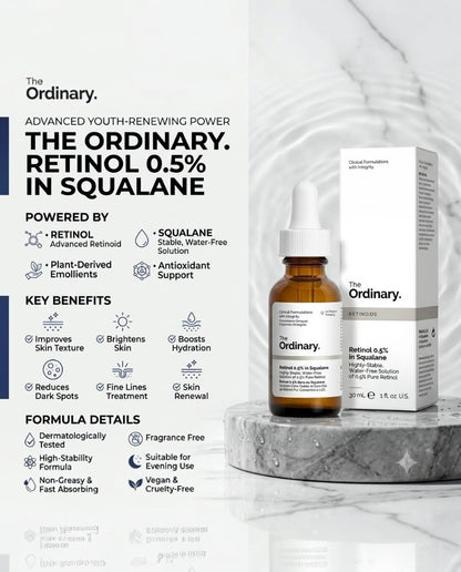 THE ORDINARY RETINOL 0.5% IN SQUALANE