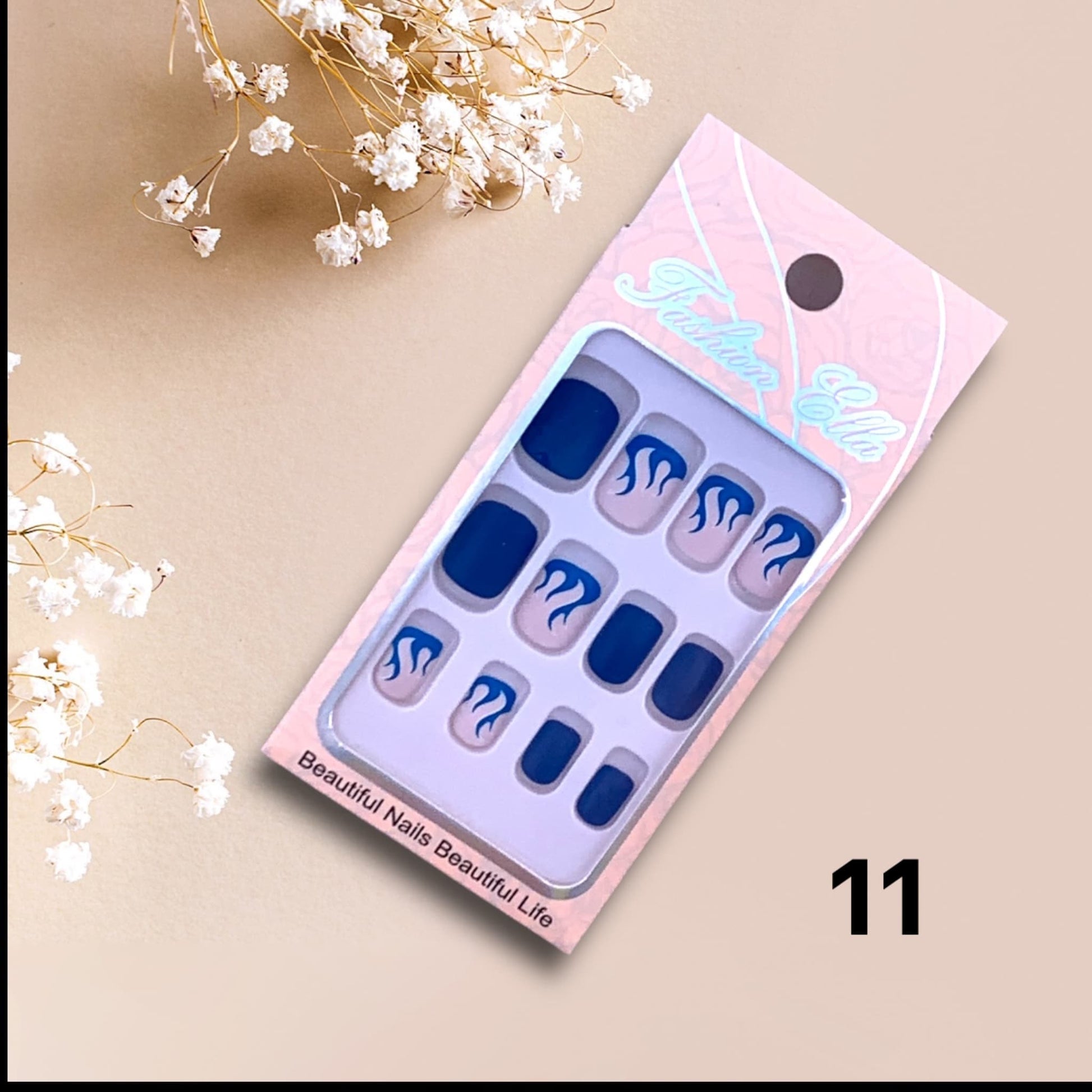 fashion ella printed nails
