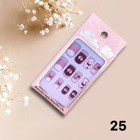 fashion ella printed nails