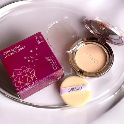 Cellio Shining Plus Twoway Pact Spf 30