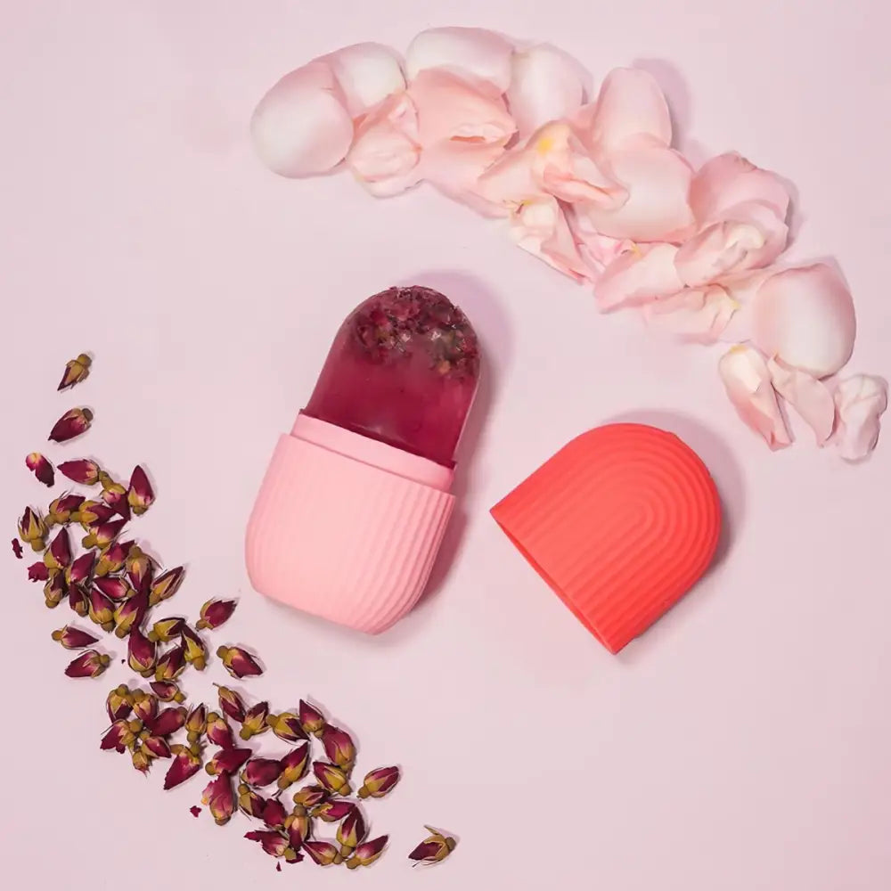 Silicone face ice roller - Pink - Ice roller