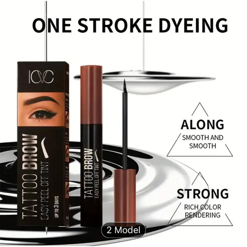 Tattoo Brown Easy Peel Off Tint - Eyebrow gel