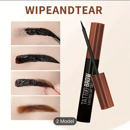 Tattoo Brown Easy Peel Off Tint - Eyebrow gel