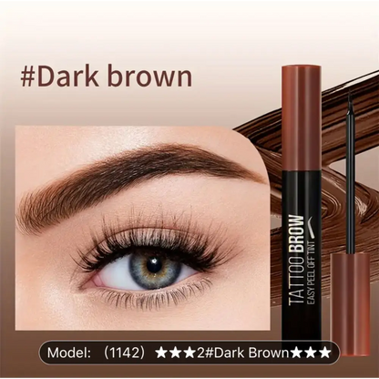 Tattoo Brown Easy Peel Off Tint - Eyebrow gel