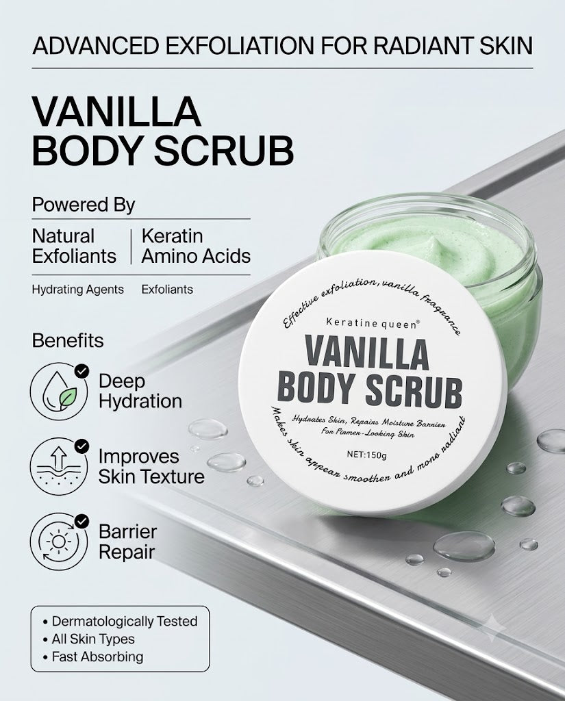 Keratine Queen Body Scrub 150g