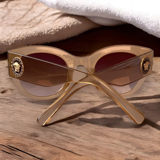 Versace Sunglasses With Leather Case & Box - sunglasses